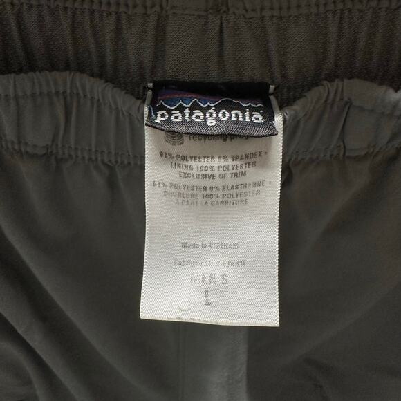 Patagonia Men's Brown Baggie Lined Shorts w/ Zippered Pockets Size Large - Picture 5 of 5